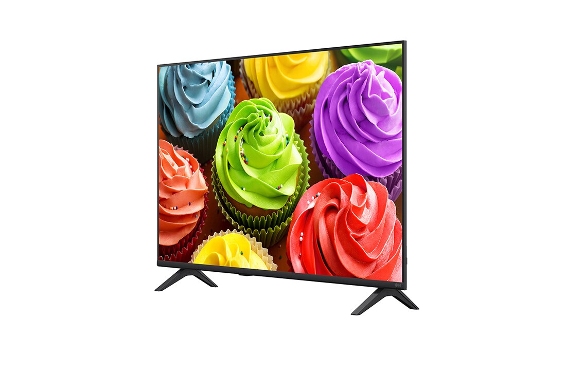 LG 43 collu LG FHD AI LB65 4K viedtelevizors 2026, LG SMART TV AI LB65 FHD televizors izceļ HDR10 Pro ar dalīta ekrāna ainavisku ezera un kalnu attēlu, salīdzinot SDR ar HDR10 Pro, lai atklātu spilgtākus izcēlumus, dziļākas ēnas un izsmalcinātāku kont, 43LB65003LA, thumbnail 4
