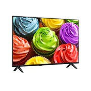 LG 43 collu LG FHD AI LB65 4K viedtelevizors 2026, 2026.&nbsp;gadā izlaistā LG SMART TV AI LB65 FHD televizora priekšskatījumā redzams krāsainu kēksiņu tuvplāns ar alpha 5 AI procesoru Gen9, HDR10 Pro, webOS un 43&nbsp;collu displeju., 43LB65003LA, thumbnail 2