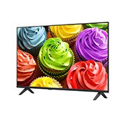 LG 43 collu LG FHD AI LB65 4K viedtelevizors 2026, LG SMART TV AI LB65 FHD televizora Alpha 5 AI procesors Gen9 mirdz oranžās shēmas plates centrā, izceļot AI apstrādi, kas nodrošina skaidrāku attēla kvalitāti ar uzlabotu asumu un dziļumu., 43LB65003LA, thumbnail 5