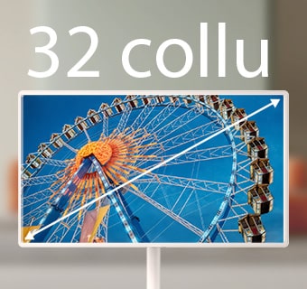 LG StanbyME 2 Max LX6 pārvietojamais ekrāns ar 32 collu ekrānu rāda panorāmas rata attēlu, kur lielāks displejs uzlabo mērogu un vizuālo skaidrību, nodrošinot iespaidīgāku skatīšanās pieredzi.