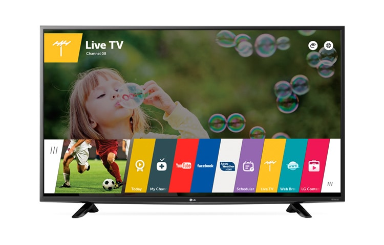 LG 43 collu Ultra HD Smart TV televizors ar WebOS Lite un iebūvētu WiFi., 43UF6407