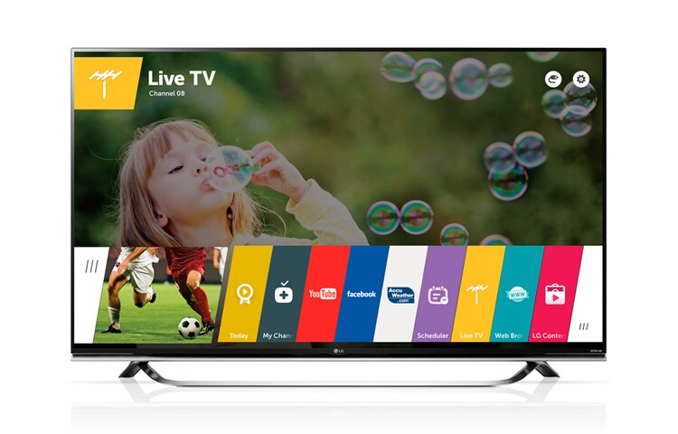 LG 55 collu Ultra HD Smart TV televizors ar WebOS 2.0 un Harman Kardon® skaņas sistēmu., 55UF8507