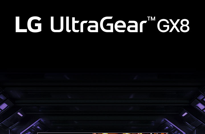 UltraGear™ 32gx870a spēļu monitora priekšējais attēls.