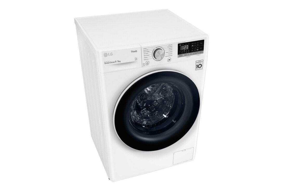 LG 400. sērijas 9 kg veļas mašīna ar žāvētāju, dziļums 56,5 cm, F4DN409N0, thumbnail 8