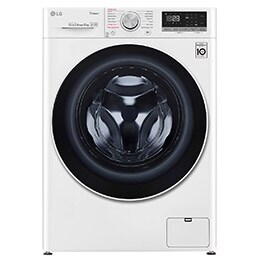 LG veļas mašīna ar žāvētāju 8/5kg | AIDD | V4 sērija D/E| Dziļums 56.5 cm | Balta | Steam | WiFi | F4DT408AIDD2