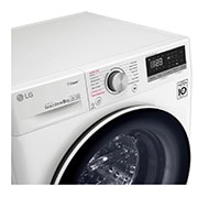 LG veļas mašīna ar žāvētāju 8/5kg | AIDD | V4 sērija D/E| Dziļums 56.5 cm | Balta | Steam | WiFi | F4DT408AIDD, F4DT408AIDD, thumbnail 3