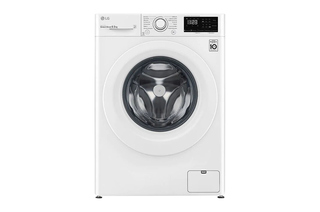 LG 200. sērijas 6,5 kg veļas mašīna, dziļums 45,5 cm, F2WN2S6N3E