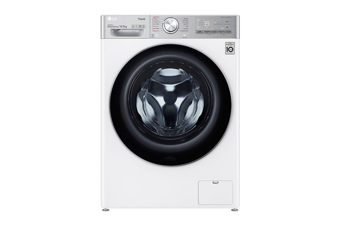 LG 900. sērijas 10,5 kg veļas mašīna, dziļums 56,5 cm, F4WV910P2WE, F4WV910P2WE