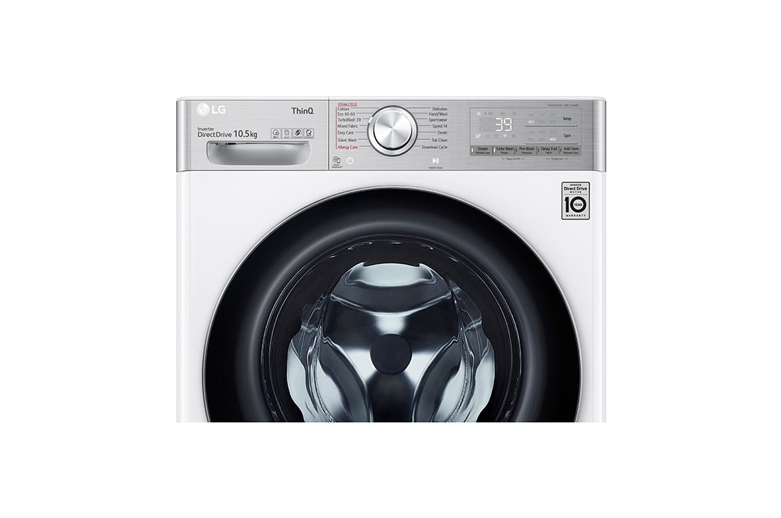 LG 900. sērijas 10,5 kg veļas mašīna, dziļums 56,5 cm, F4WV910P2WE, F4WV910P2WE, thumbnail 6