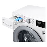 LG šaura veļas mašīna 7kg | AIDD | V3 sērija D| Dziļums 47.5 cm | Balta | Steam | F2WV3S7S4E, F2WV3S7S4E, F2WV3S7S4E, thumbnail 4