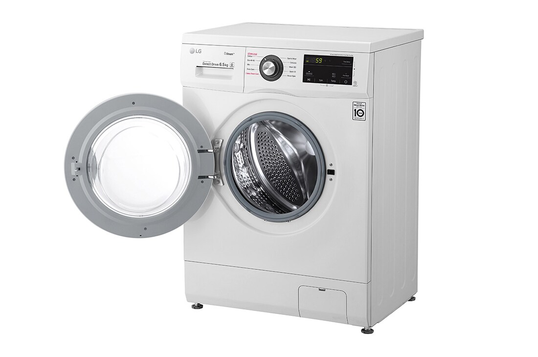 LG šaura veļas mašīna 6.5kg | J3 sērija E|&nbsp;Dziļums 44 cm| Balta| Steam |F2J3WY5WE, F2J3WY5WE 6 Motion veļas mašīna, 6.5kg ietilpība, E klase, F2J3WY5WE, thumbnail 11