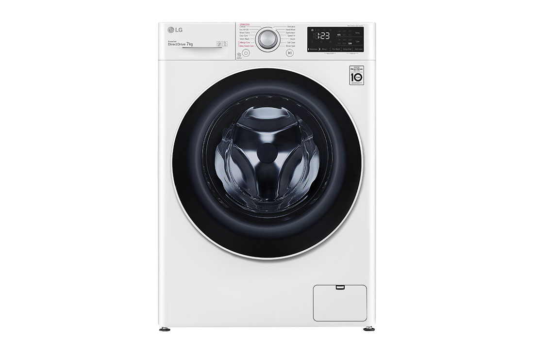 LG šaura veļas mašīna 7kg | AIDD | V3 sērija D | Dziļums 47.5 cm | Balta | Steam |F2WV3S7S0E, F2WV3S7S0E , F2WV3S7S0E