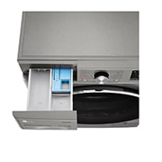 LG šaura veļas mašīna ar žāvētāju 8.5/5kg | AIDD | R5 sērija A/E | Dziļums 47.5 cm | Tumši pelēka | Turbowash | Steam | WiFi |F2DV5S8S2PE, atveriet teknes augšējo skatu, F2DV5S8S2PE, thumbnail 7