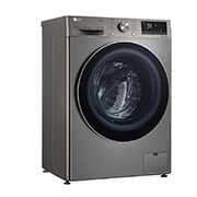 LG šaura veļas mašīna ar žāvētāju 8.5/5kg | AIDD | R5 sērija A/E | Dziļums 47.5 cm | Tumši pelēka | Turbowash | Steam | WiFi |F2DV5S8S2PE, skats no kreisās puses, F2DV5S8S2PE, thumbnail 10