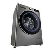 LG šaura veļas mašīna ar žāvētāju 8.5/5kg | AIDD | R5 sērija A/E | Dziļums 47.5 cm | Tumši pelēka | Turbowash | Steam | WiFi |F2DV5S8S2PE, apakšējā perspektīvas skats, F2DV5S8S2PE, thumbnail 13