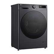 LG šaura veļas mašīna 8kg | AIDD | R5 sērija A–10% | Dziļums 47.5 cm I Melna | Steam | F2WR508S2M, Kreisais perspektīvas skats, F2WR508S2M, thumbnail 10
