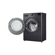 LG  LG veļas mašīna 8kg | Dziļums 475mm | A-10% | R5 sērija | Melna | AI DD™ | Steam™ | Inverter Direct Drive™, Kreisais perspektīvas skats, F2WR508SBM, thumbnail 10