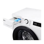 LG šaura veļas mašīna 8kg | AIDD | R5 sērija A–10% | Dziļums 47.5 cm I Balta | Steam |F2WR508SBW, Drawer open, F2WR508SBW, thumbnail 5