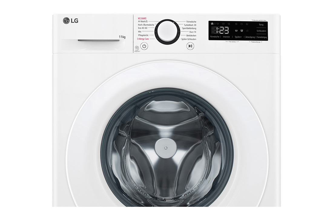 LG veļas mašīna 11kg | AIDD | R3 sērija A–10% | Dziļums 56.5 cm | Balta | Steam | WiFi | F4WR311S1WA, F4WR311S1WA, F4WR311S1WA, thumbnail 6