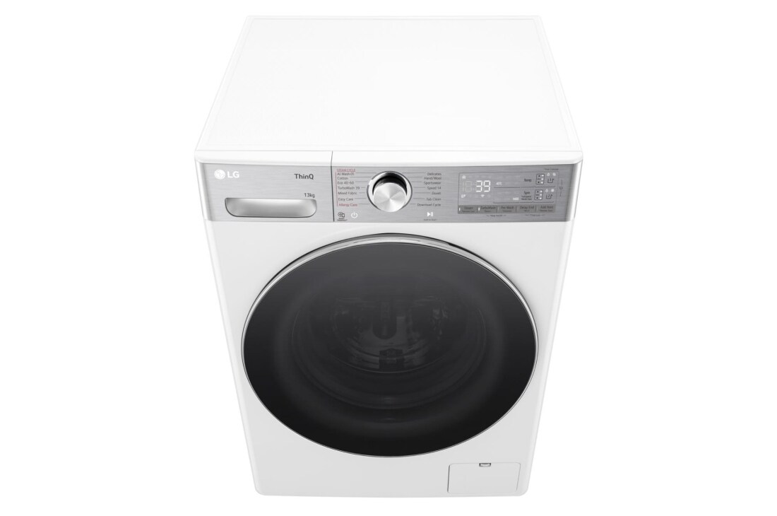 LG veļas mašīna 13kg | AIDD | R9 sērija A–10% | Dziļums 61.5 cm | Balta | Turbowash360 | Steam | WiFi | F4WR913P3WA, F4WR913P3WA, F4WR913P3WA, thumbnail 9