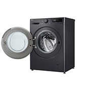 LG veļas mašīna ar žāvētāju 10/6kg | AIDD | R5 sērija A–10%/D |Dziļums 56.5 cm I Balta | Turbowash360 | Steam | F4DR510S2M, Jobb oldali nézet nyitott ajtóval, F4DR510S2M, thumbnail 11