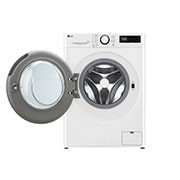 LG šaura veļas mašīna ar žāvētāju 9/5 kg | AIDD | V9 sērija A/E | Dziļums 47.5 cm I Balta | Turbowash360 | Steam | F2DR509S1W, Front open door view, F2DR509S1W, thumbnail 2