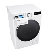 LG šaura veļas mašīna 8kg | AIDD | R5 sērija A–10% | Dziļums 47.5 cm I Balta | Steam | F2WR508S0W, Top perspective drawer open view, F2WR508S0W, thumbnail 9