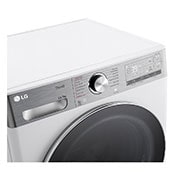 LG veļas mašīna ar žāvētāju 13/7kg | AIDD | R9 sērija A–10%/D | Dziļums 61.5 cm I Balta | Turbowash360 | Steam | WiFi | F4DR913P3WA, Detail, F4DR913P3WA, thumbnail 3