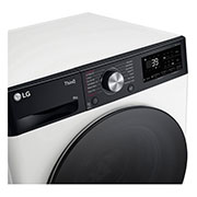 LG šaura veļas mašīna 8kg | AIDD | R7 sērija A–10% | Dziļums 47.5 cm I Balta | Turbowash360 | Steam | WiFi | F2WR708S2H, Front top view, F2WR708S2H, thumbnail 3