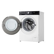 LG šaura veļas mašīna 8kg | AIDD | R7 sērija A–10% | Dziļums 47.5 cm I Balta | Turbowash360 | Steam | WiFi | F2WR708S2H, Right side view with door open, F2WR708S2H, thumbnail 11