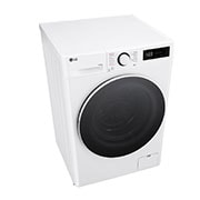 LG veļas mašīna ar žāvētāju 10/6kg | AIDD | R5 sērija A–10% | Dziļums 56.5 cm I Balta | Steam | Turbowash360 | F4DR510S0W, top perspective view, F4DR510S0W, thumbnail 8