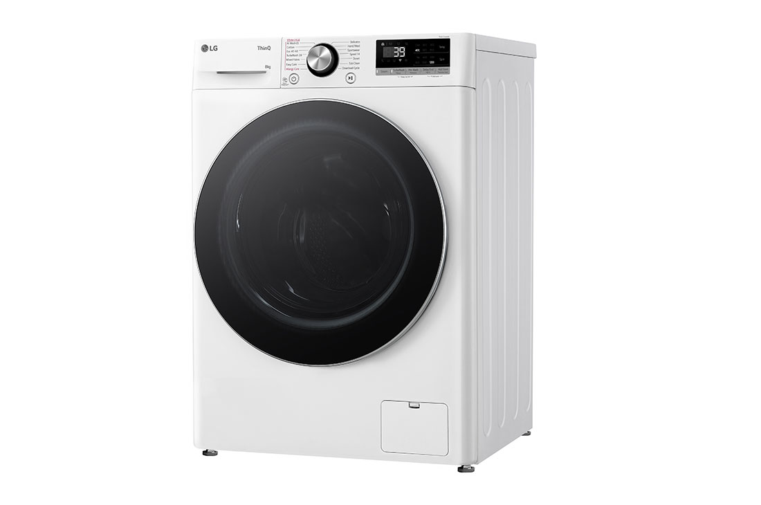 LG šaura veļas mašīna 8kg | AIDD | R7 sērija A–10% | Dziļums 47.5 cm I Balta | Turbowash360 | Steam | WiFi | F2WR708S3W, Right side view, F2WR708S3W, thumbnail 12