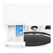 LG šaura veļas mašīna 8kg | AIDD | R7 sērija A–10% | Dziļums 47.5 cm I Balta | Turbowash360 | Steam | WiFi | F2WR708S3W, Detergent port view, F2WR708S3W, thumbnail 7