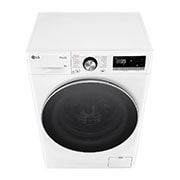 LG šaura veļas mašīna 8kg | AIDD | R7 sērija A–10% | Dziļums 47.5 cm I Balta | Turbowash360 | Steam | WiFi | F2WR708S3W, Top perspective view, F2WR708S3W, thumbnail 9