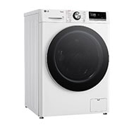 LG šaura veļas mašīna 8kg | AIDD | R7 sērija A–10% | Dziļums 47.5 cm I Balta | Turbowash360 | Steam | WiFi | F2WR708S3W, Left side view, F2WR708S3W, thumbnail 10