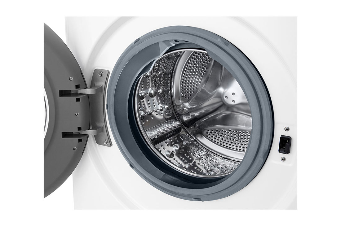 LG veļas mašīna 13kg | AIDD | R5 sērija A–10% | Dziļums 61.5 cm I Balta | Steam | F4WR513SBW, open door, F4WR513SBW, thumbnail 4