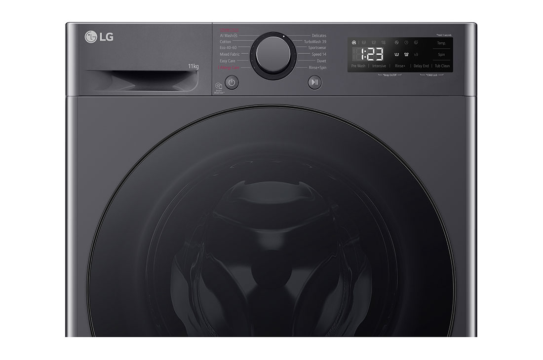LG veļas mašīna 11kg | AIDD | R5 sērija A–10% | Dziļums 56.5 cm | Melna | Steam | F4WR511S2M, F4WR511S2M, F4WR511S2M, thumbnail 4