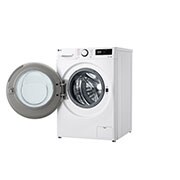 LG veļas mašīna 10kg | AIDD | R5 sērija A–10% | Dziļums 56.5 cm I Balta | Steam| F4WR510S0W, Right side view with door open, F4WR510S0W, thumbnail 11