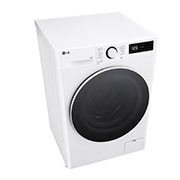 LG veļas mašīna 11kg | AIDD | R5 sērija A–10% | Dziļums 56.5 cm I Balta | Turbowash360 | Steam | F4WR511S0W, Top perspective view, F4WR511S0W, thumbnail 8