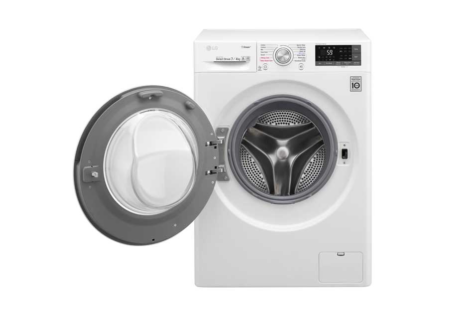 LG Eco Hybrid™ veļas mašīna ar žāvētāju, 8 kg ietilpība, A klase, F4J7TH1W, thumbnail 2