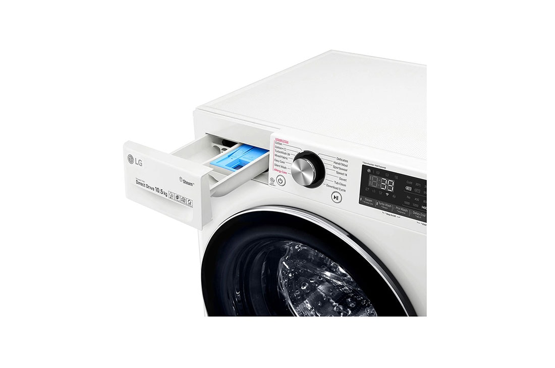 LG V900.sērijas 10,5kg veļas mašīna, dziļums 56cm, F4WV910P2, thumbnail 5