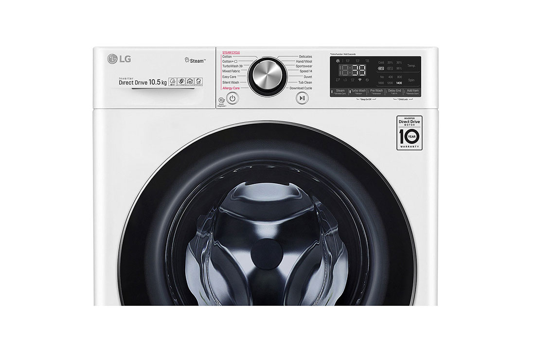 LG V900.sērijas 10,5kg veļas mašīna, dziļums 56cm, F4WV910P2, thumbnail 6