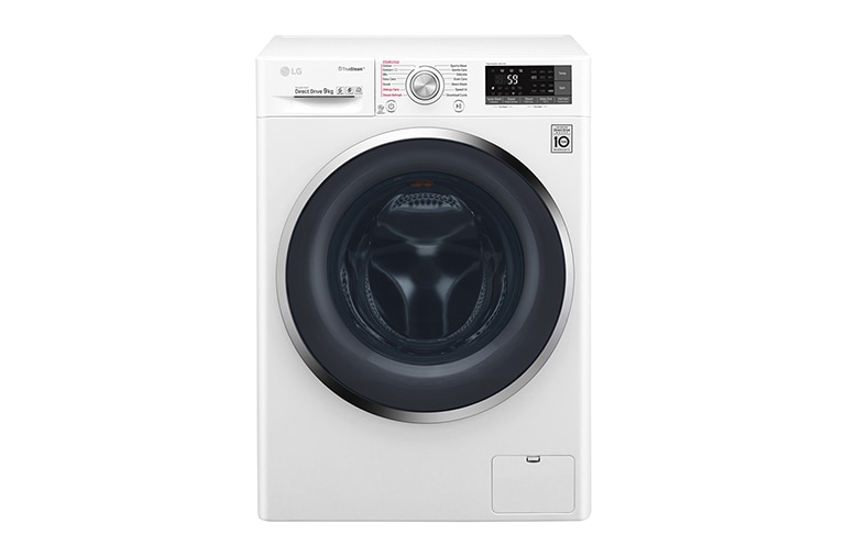 LG TurboWash™ veļas mašīna ar tvaika funkciju, 9 kg ietilpība, A+++ -30% klase, F4J8VS2W, thumbnail 1