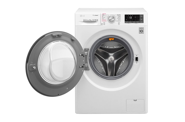 LG TurboWash™ veļas mašīna ar tvaika funkciju, 9 kg ietilpība, A+++ -30% klase, F4J8VS2W, thumbnail 2