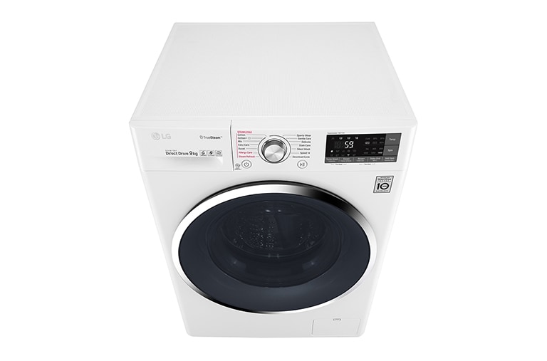 LG TurboWash™ veļas mašīna ar tvaika funkciju, 9 kg ietilpība, A+++ -30% klase, F4J8VS2W, thumbnail 8