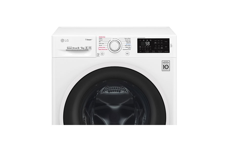 LG 6 Motion veļas mašīna ar žāvētāju, 8 kg ietilpība, A klase, F4J6TG0W, thumbnail 9