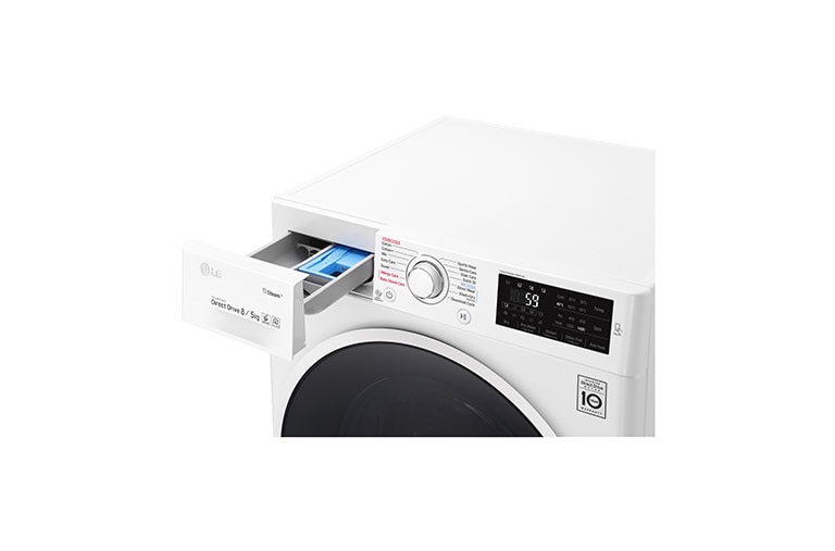 LG 6 Motion veļas mašīna ar žāvētāju, 8 kg ietilpība, A klase, F4J6TG0W, thumbnail 13