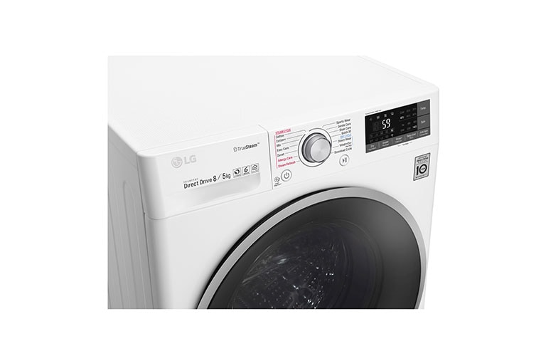 LG Eco Hybrid™ veļas mašīna ar žāvētāju, 8 kg ietilpība, A klase, F4J7TH1W, thumbnail 8