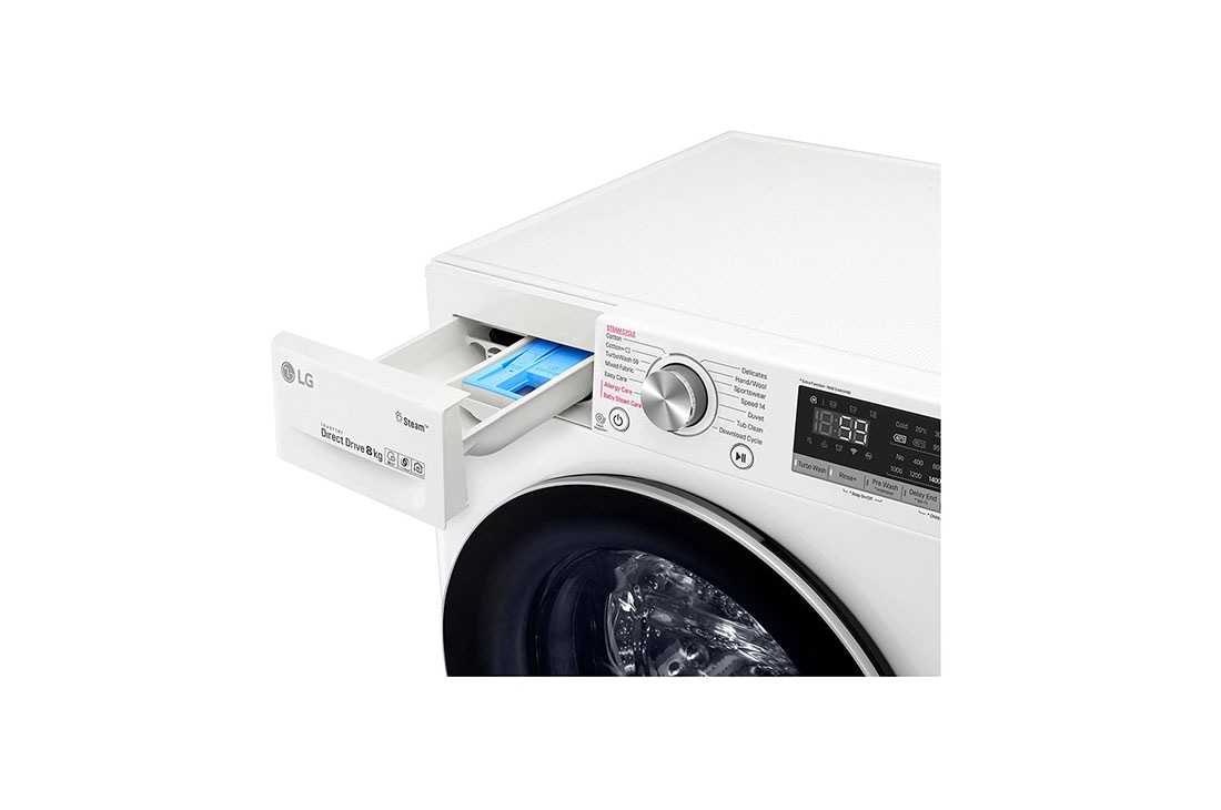 LG V600.sērijas 8kg veļas mašīna, dziļums 56,5cm, F4WN608S1, thumbnail 5
