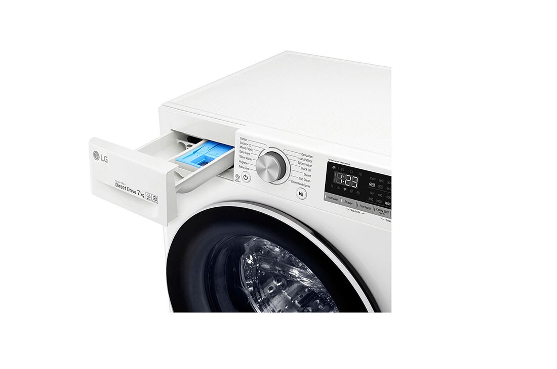 LG 400. sērijas 7 kg veļas mašīna, dziļums 45,5 cm, F2WN4S7N0, thumbnail 5